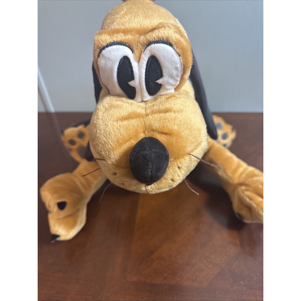 Folkmanis Walt Disney Mickey &‎ Friends Pluto Dog Hand Puppet Plush Stuffed RARE
